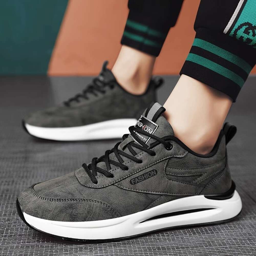 Labor Protection Shoes, Autumn Men's Construction Site Work, Anti Slip, Wear-resistant Leather Surface, Waterproof, Trendy Shoes for Work ddmythu