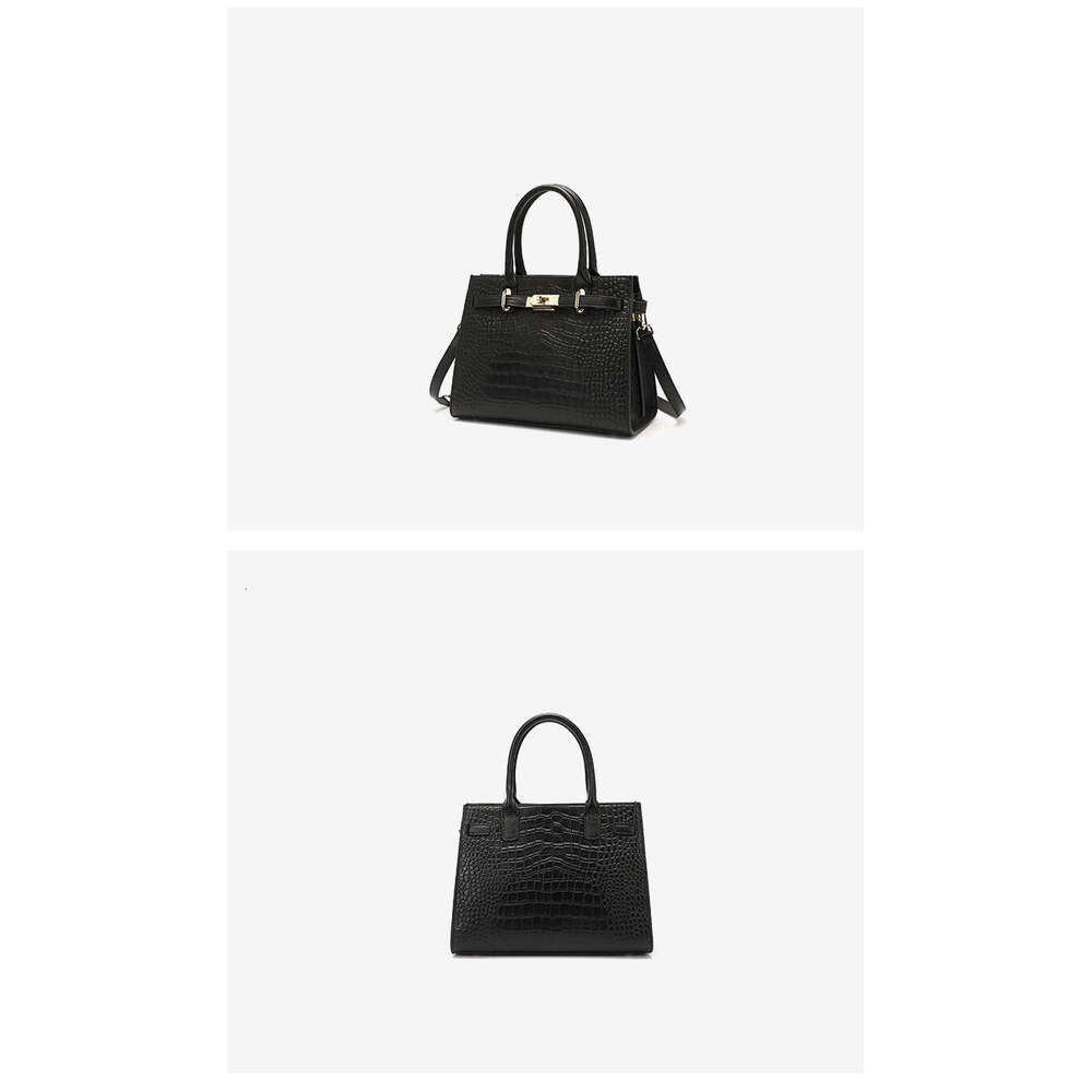 Same Style As Blogger Versatile New Fashion Large Capacity Women Leather Handbag Street Dressing