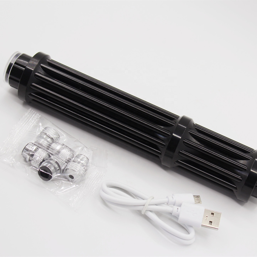 Blue High Powerful Laser Pointers-445nm 10000m Focusable Powerful Laser Burning Firecrackers Burn Match with 5-Star Cap