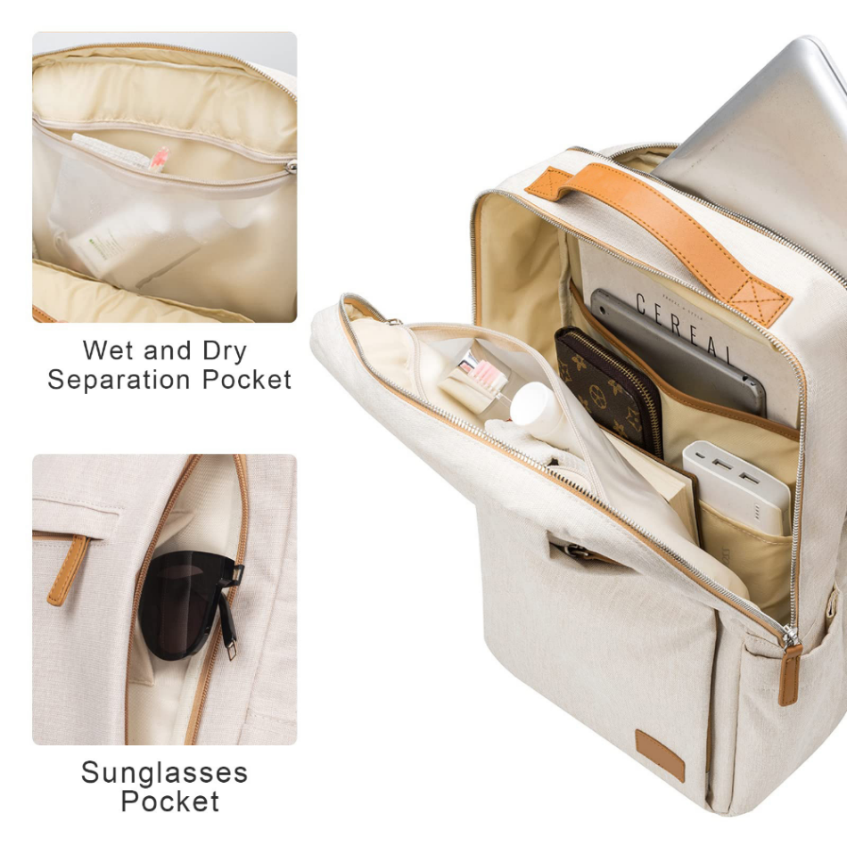 MultifunctionalTravel BackpackHigcapacity Airplane Bag Air Women Notebook BagsFor Women USB Charging Lightweight Laptop Bagpacks 208f3
