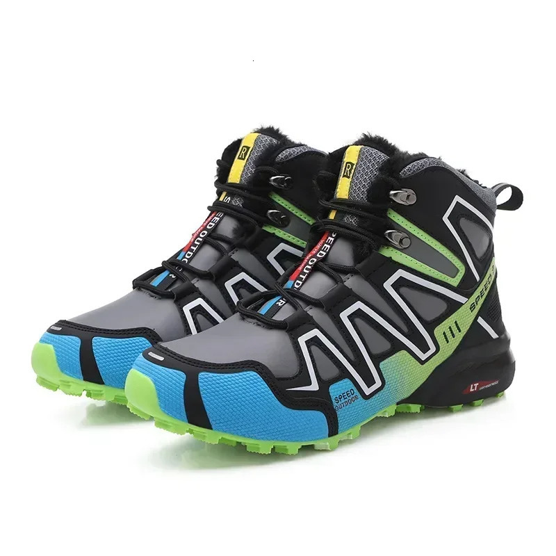 Hiking for Winter Warm Snow Outdoor Non Slip Sneakers High Quality Comfor Men Walking Shoes Waterproof Boots 241111