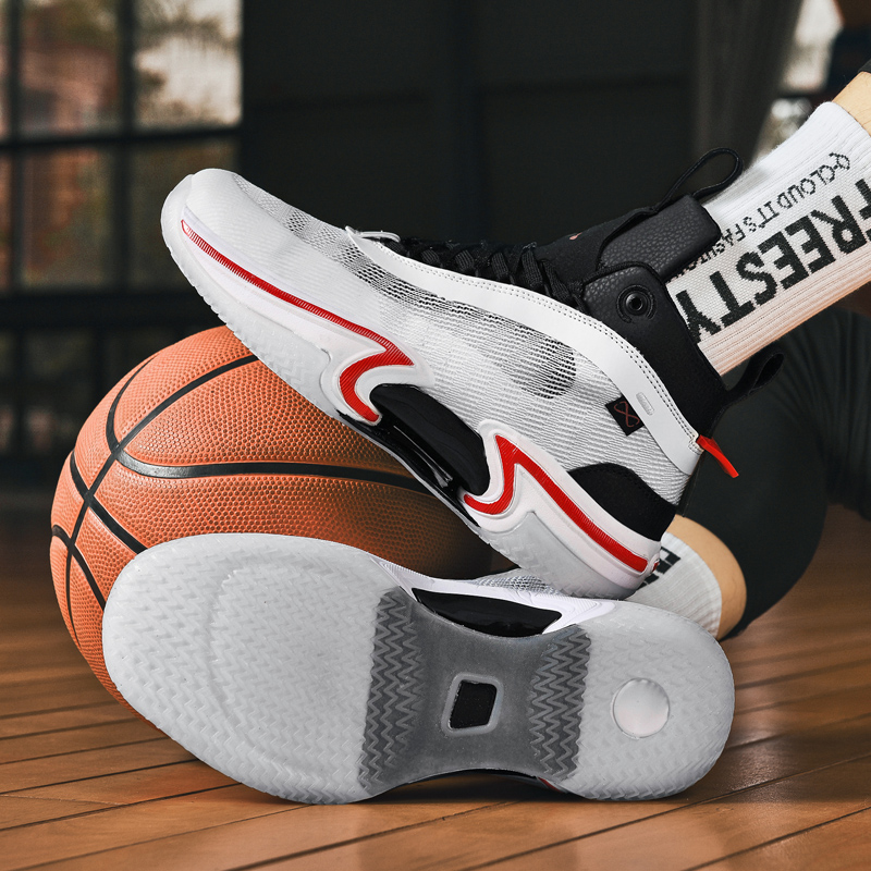 Men's Breathable Mesh Basketball Shoes: Non-Slip, Cushioned, Athletic hot Sneakers for Training & Walking