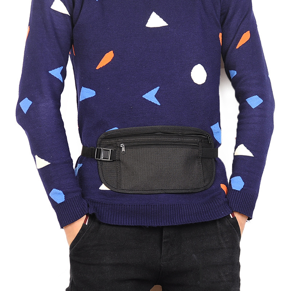 Unisex Outdoor Sports Waist Anti-Theft Invisible Fanny Pack ID Card Key Phone Holder for Women Men Sport Bag