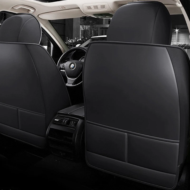 Universal 5 Car Seats Leather Seat Cover For SEAT LEON Ibiza ddmysmile Cordoba Toledo Marbella Terra Ronda Car Accessories Wear Protector Smile