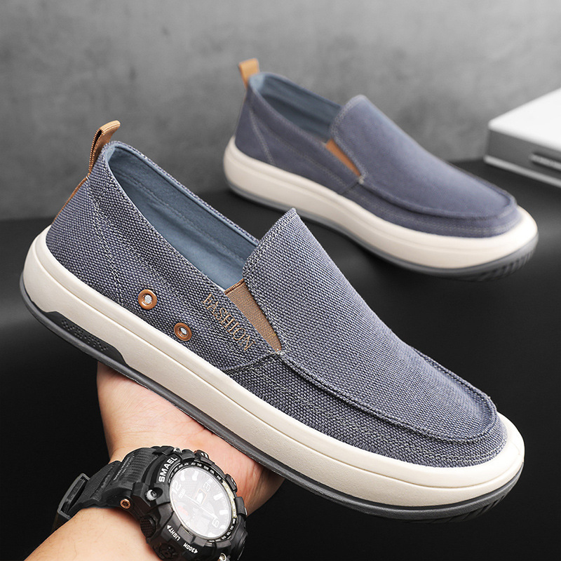 2024 Spring/summer New Casual Men's Trendy Versatile Sailing Breathable Durable Lightweight Canvas Shoes
