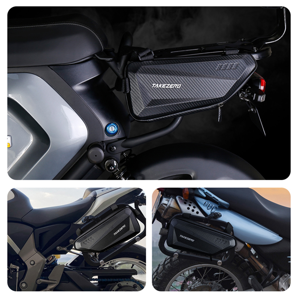 Electric Scooter Hanging Bag Waterproof Motorcycle Side Bags EVA Hard Shell Bag Mountain Bike Triangle Pouch Cycling Accessories
