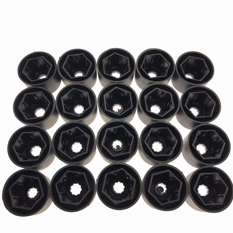 Universal 17mm Car Wheel Hub Covers new Anti-Rust Caps Auto Hub Tire Screw Cap Nut Bolt Dust Proof 2025 Protector Car Accessories 20Pcs