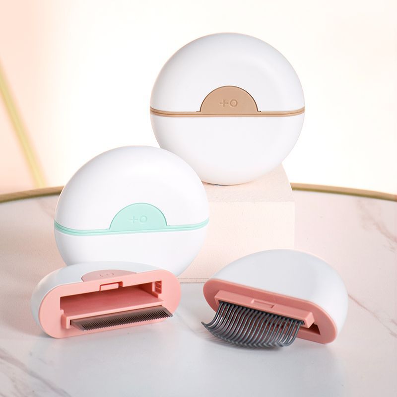 Double-end Gemini Pet Comb Portable Round Shape Cat Brush For Small Medium Animal Open Knot To Remove Floating Hair Dog Supplies