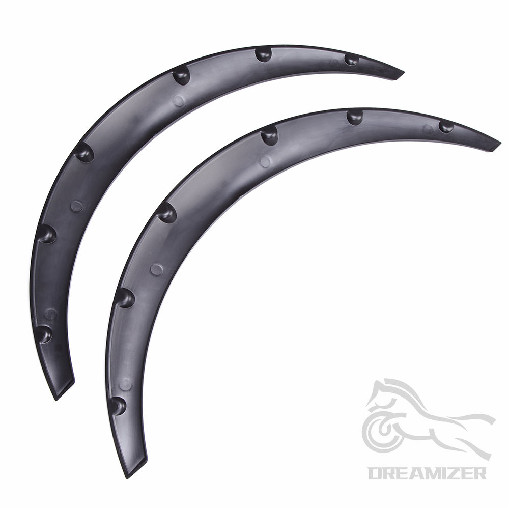 For Honda Civic 4pcs 3.5" Car SUV Off-road Car SUV Off-road Fender Flare Wheel Arch Protector Wheel Eyebrow Fender Mudguards