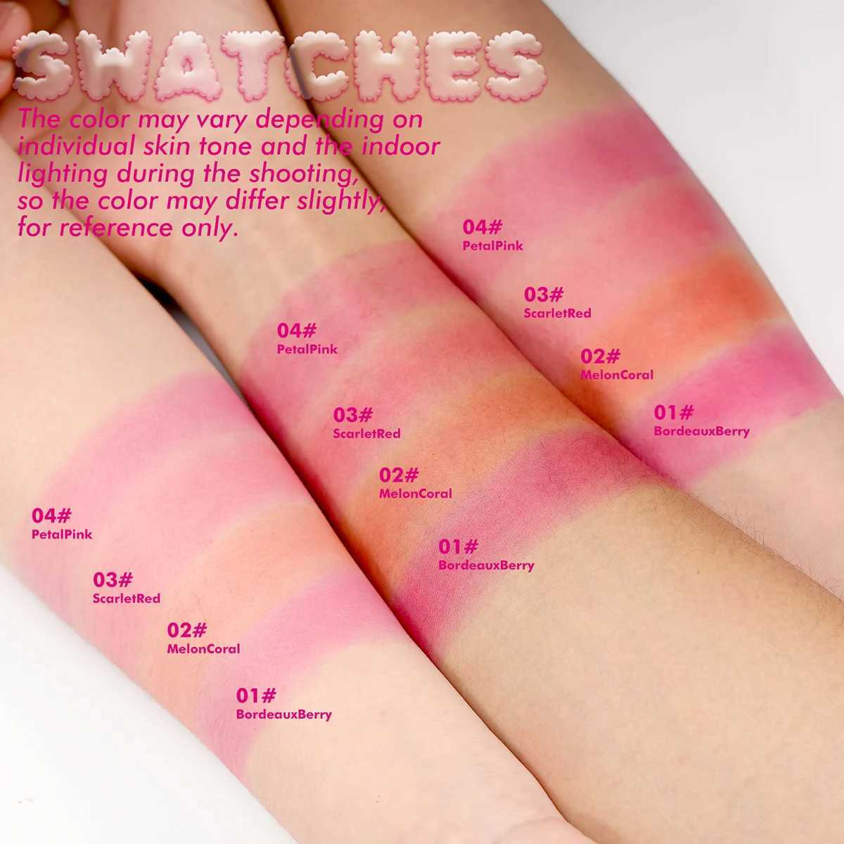 YOUNG VISION Multi-Color Jelly Blush Stick set Pinberry Lip Dye Stick for Lip and Cheek Natural and Easy Tinting Lip Gloss StickXJ241111