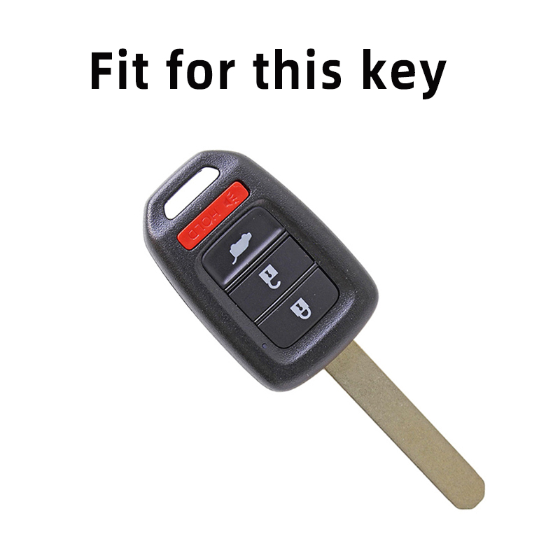 For Honda CRV Jazz HR-V HRV Accord CIVIC 4Buttons TPU Car Key Cover Case Shell Fob Holder Protector Accessories d1992