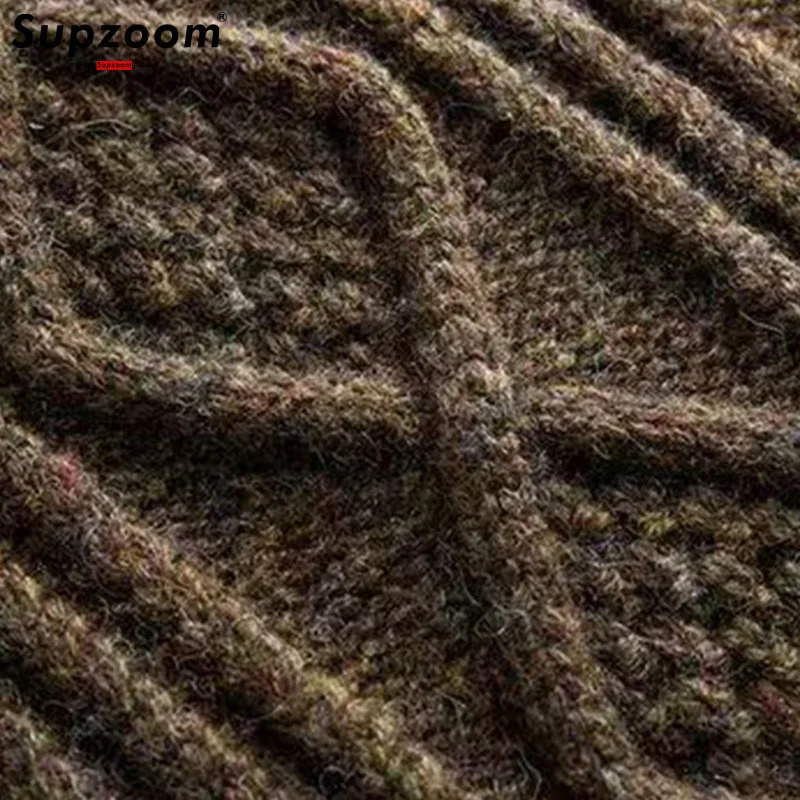 Supzoom Arrival Retro Casual Cartoon Pulloverse Couple Mens Top Fashion Winter Knitted Sweater 241111