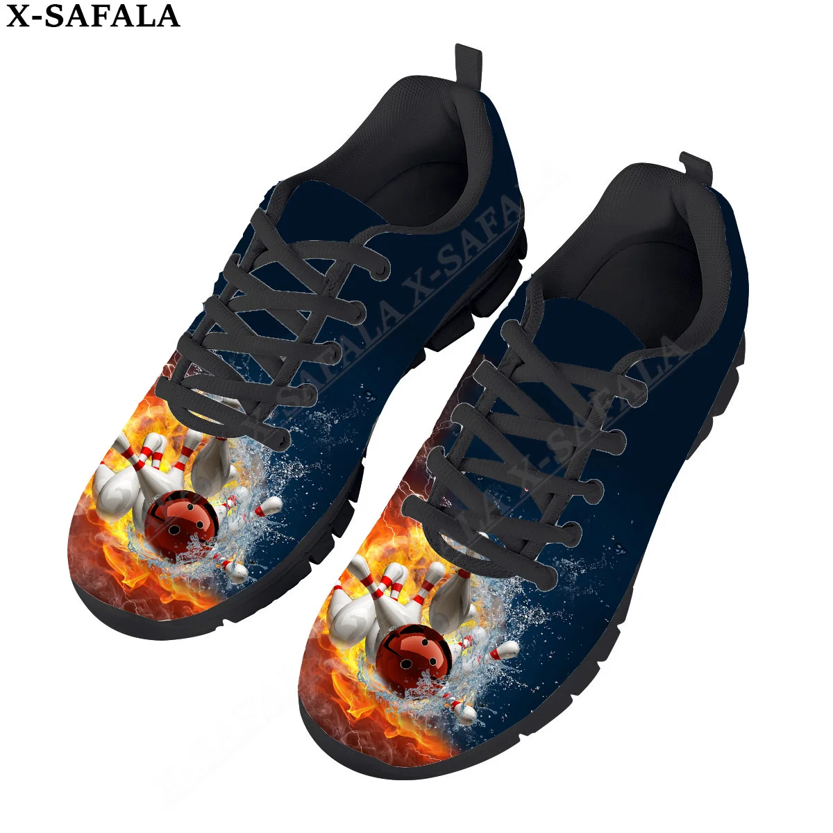Bowling Player Club Print Men's Casual Basic Daily Shoes Breathable Lightweiht Mesh 2025 Lace Up new Sneakers Men Woman Sport Shoes-8