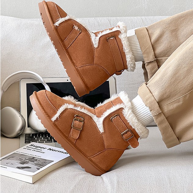 Women's winter new style with plush and thick snow boots free shipping.