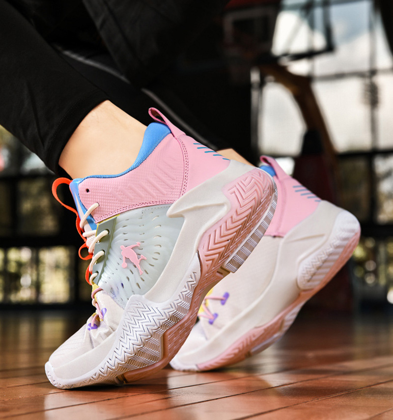 TopFight High Top Basketball Sneakers Non-Slip Gym Training Sports Shoes Comfortable Super Elastic Sports Shoes