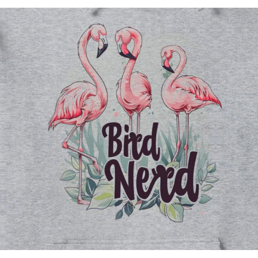 Hoodie for Mens Womens Flamingo Birding Bird Nerd Funny Birdwatching Design Pullover Hoodie Graphic Hoodies sweatshirt