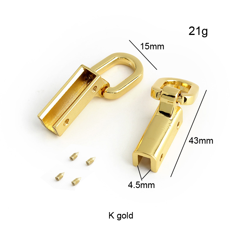2-10Pairs K Gold Metal Side Clips For Bags Handbag Shoulder Purse Clip Buckle Anchor Gusset Clamps Link Hardware DIY Accessories