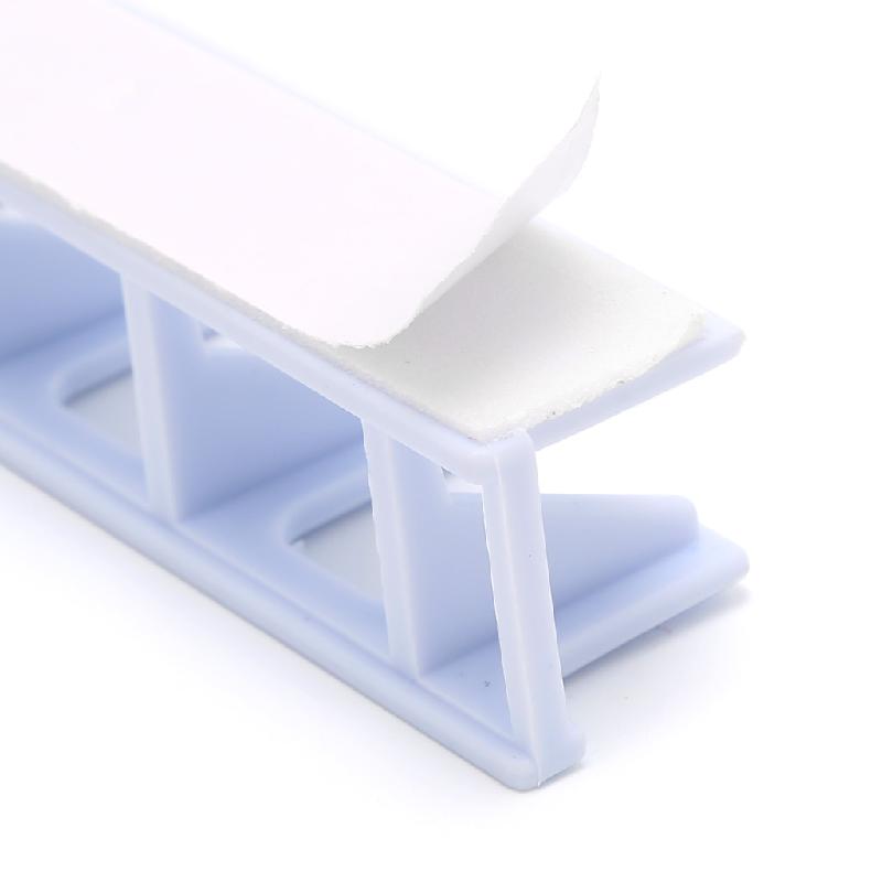 9 pcs / set Jewelery Storage Hooks Adhesive Paste Hanger Rack Ornaments Display Sticky Hook Blue White
