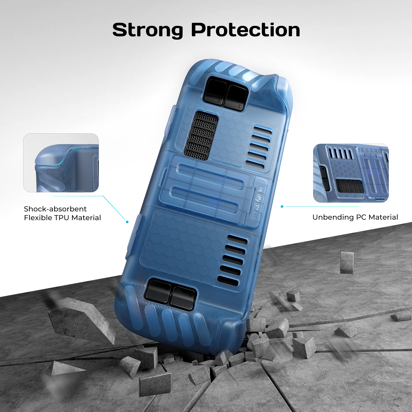 3 in 1 Protective Case for Steam Deck with Kickstand,TPU Modcase with Kickstand and Front Cover for Valve Steam Deck Accessories