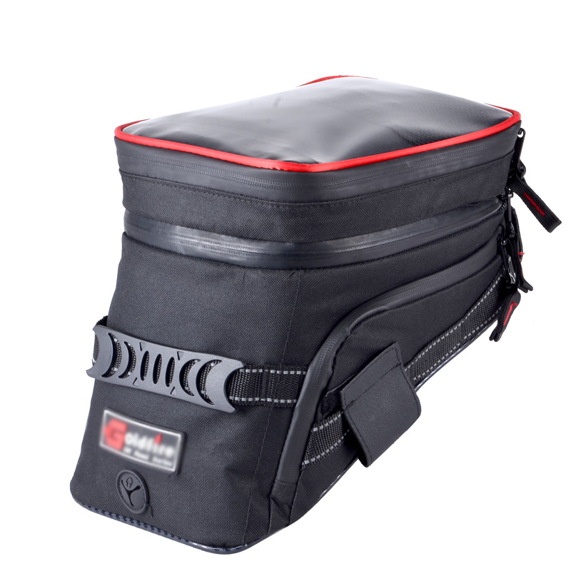 New Universal Motorcycle Gas Oil Fuel Tank Saddlebag Quick Release Mount Bag with Strong Reflective Strap