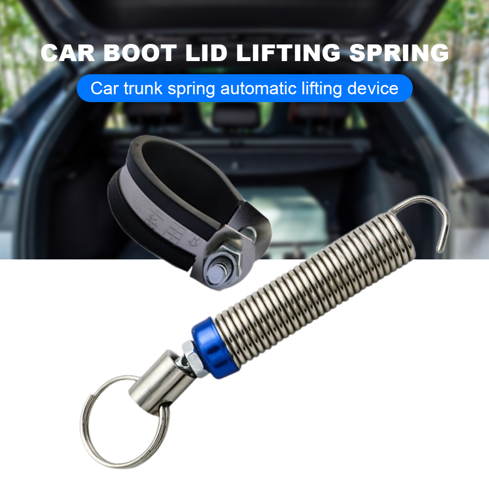 Boot Lifting Lid Spring Car Alloy Car Trunk Lifter with Clip Trunk Lid Automatically Open Spring Boot Lid Strut Car Accessories smile