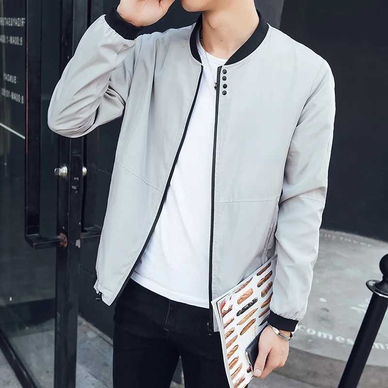Mens Fashion Jacket Spring New Casual Jacket Zipper Jacket Bomber Jacket Mens Jacket W241111