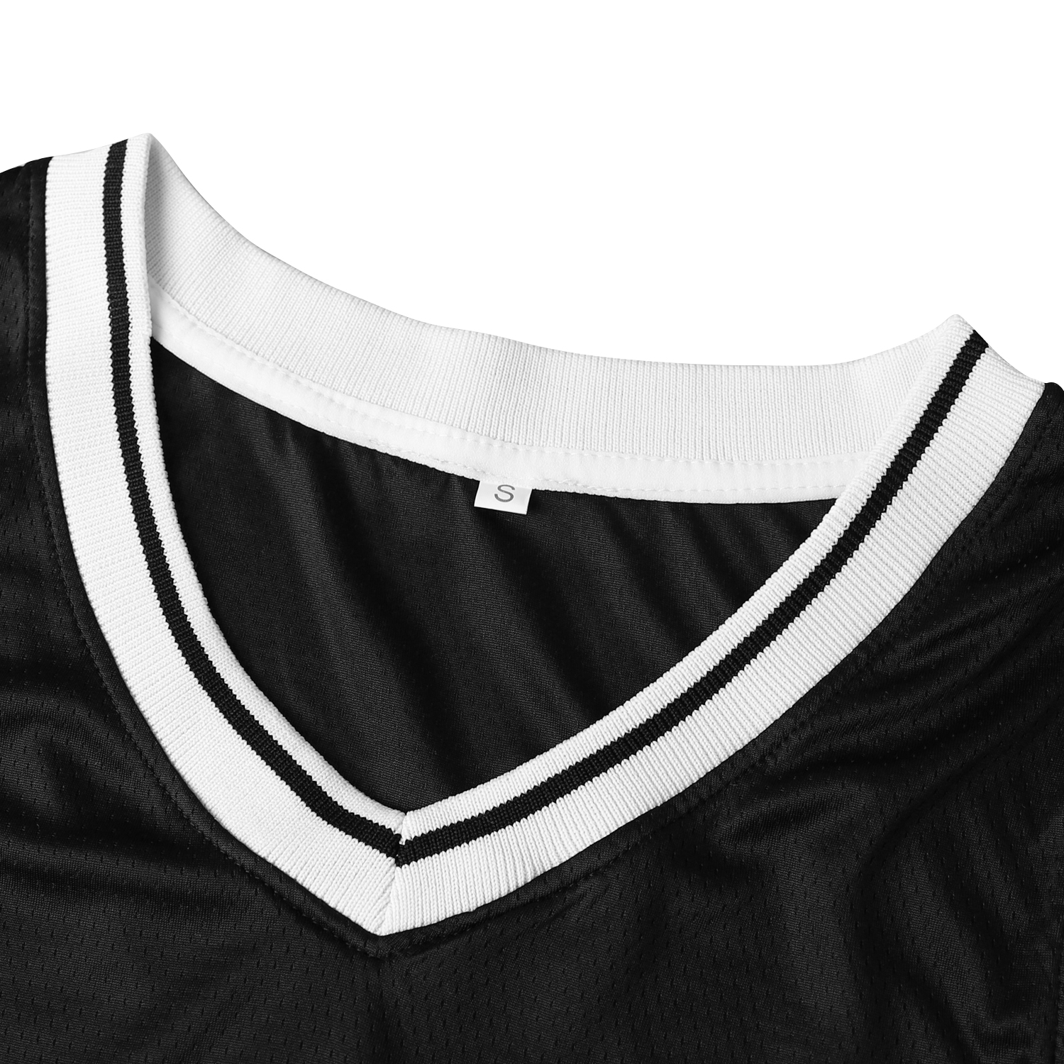 Men's Basketball Jersey Sweatshirt - Embroidered Classic Number 0 -Movie Mesh Sleeveless Stitched Spot Goods Jerseys Breathable Slight Stretch Po