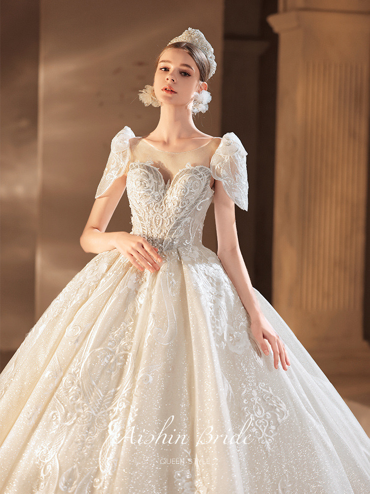 Gorgeous princess Wedding Gown Lace Applique Tulle A Line Ruched Custom Plus Size Country vestido de novia Vintage Bridal Gowns beach boho Dresses