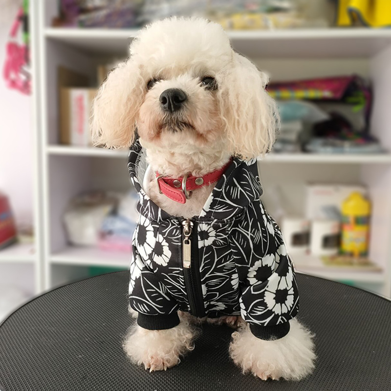 apparel fashion dog printed puppy clothes triangular metal dogs wear Free shipping