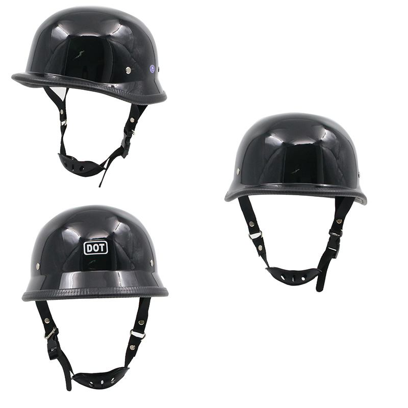 Motorcycle Helmet Size S-XXL Riding Vintage Cruiser Touring Half Helmets Moto Bicycle Scooter Skating Baseball Cap with Goggles
