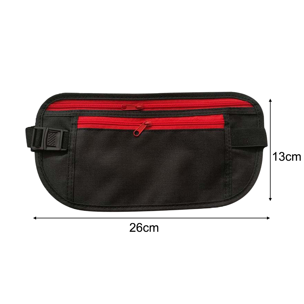 Unisex Outdoor Sports Waist Anti-Theft Invisible Fanny Pack ID Card Key Phone Holder for Women Men Sport Bag