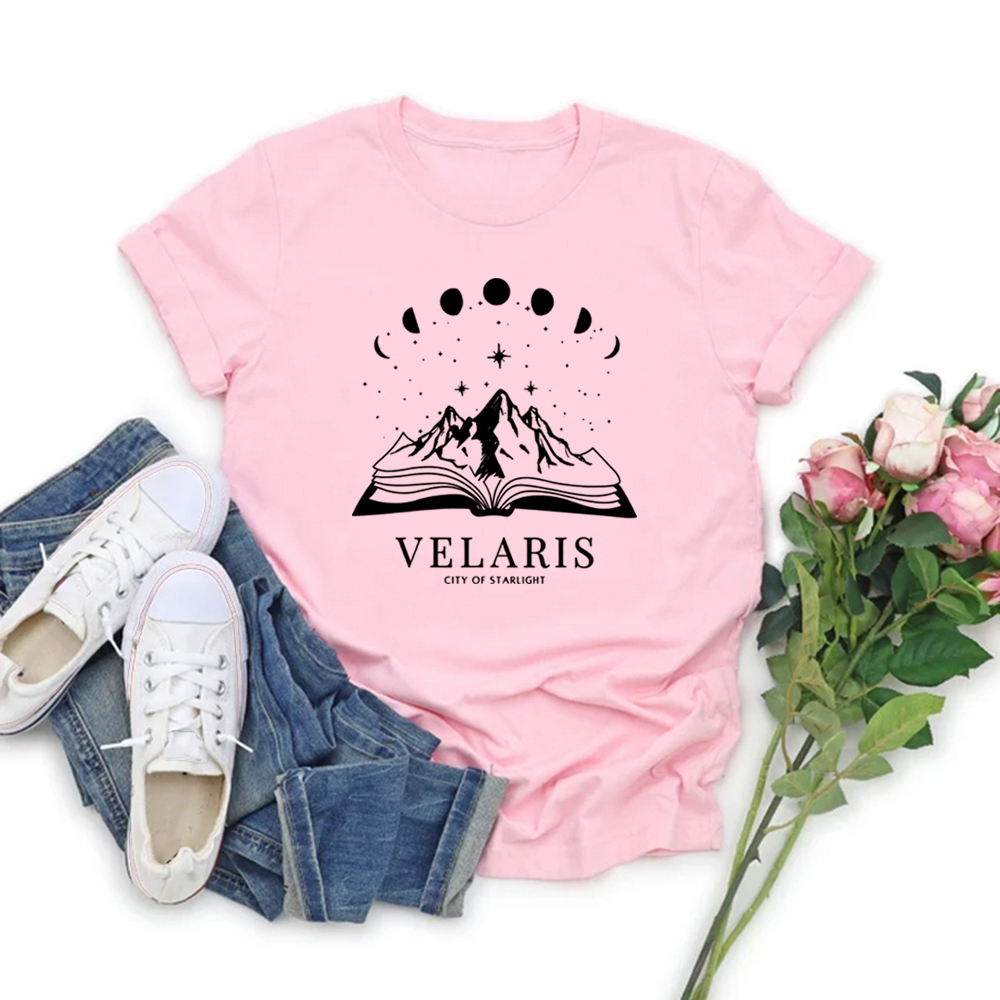Velaris T-shirt The Night Court Hoodie A Court of Thorn and Roses Court of Dreams T Shirt Acotar Velaris Gift Streetwear Tops