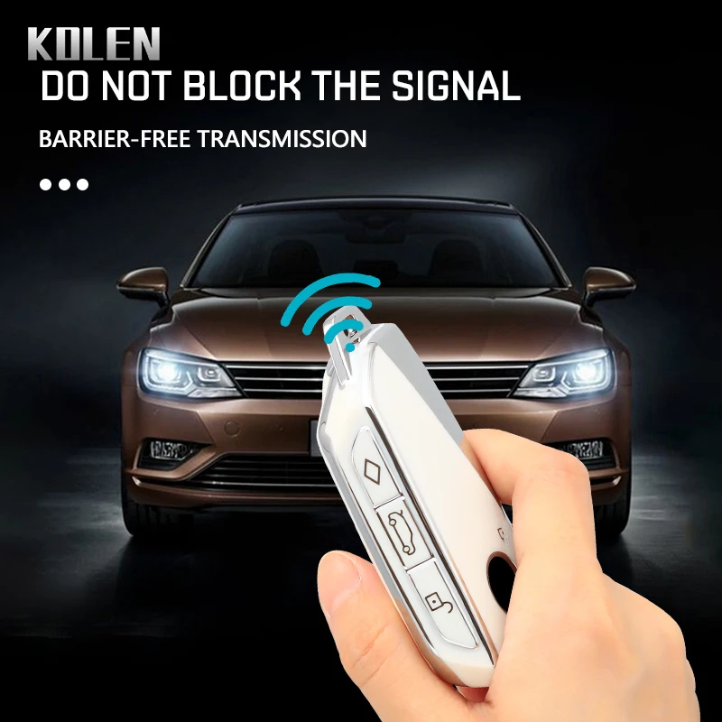 New TPU Car Key Case Cover Shell Fob For BMW i7 X7 G07 LCI iX I20 X1 U11 7 Series G70 G09 XM U06 G81 M3 2023 Protector Keyless