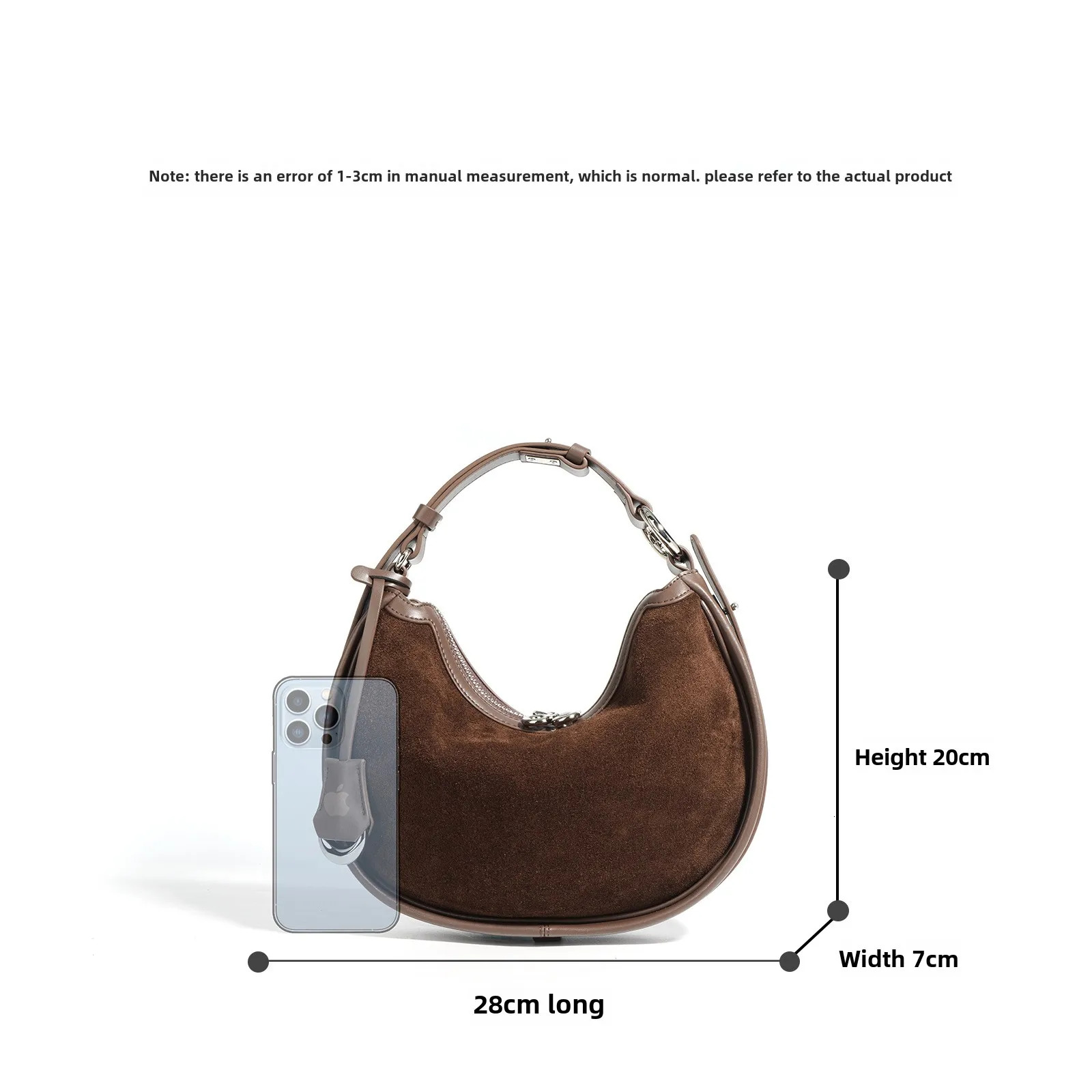 Half Moon Bags Women Designer Handbags Suede Cowhide Patchwork Shoulder Crossbody Retro Underarm Bag For Fall Winter Genuine Leather Hasp BagVoyage