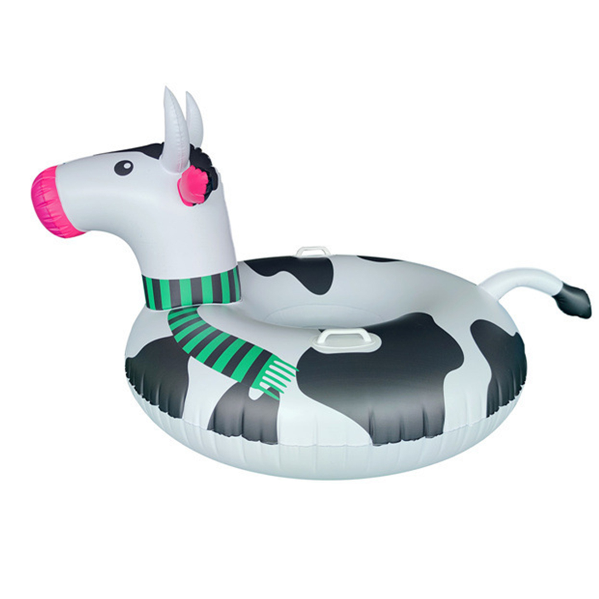 Skiing Snow Tube Sleigh Tubing Winter Inflatable Cold-resistant Ski Circle Children Adult Ski Ring Skiing Thickened Floated Sled