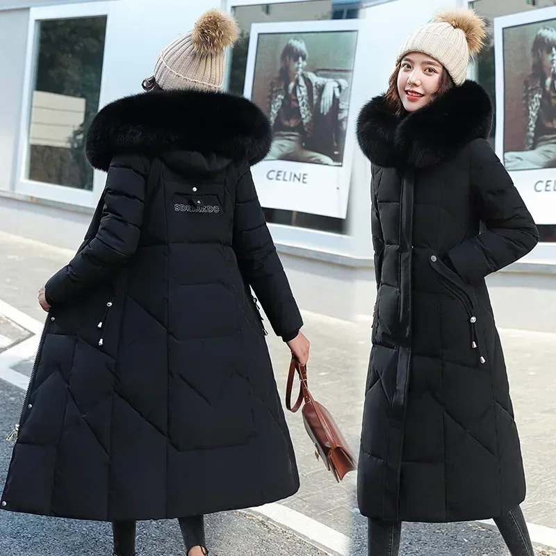 Autumn Winter Coat Women Thicken Warm Oversized Hoodies Casual Loose Korean Fashion Cotton Parkas 241111