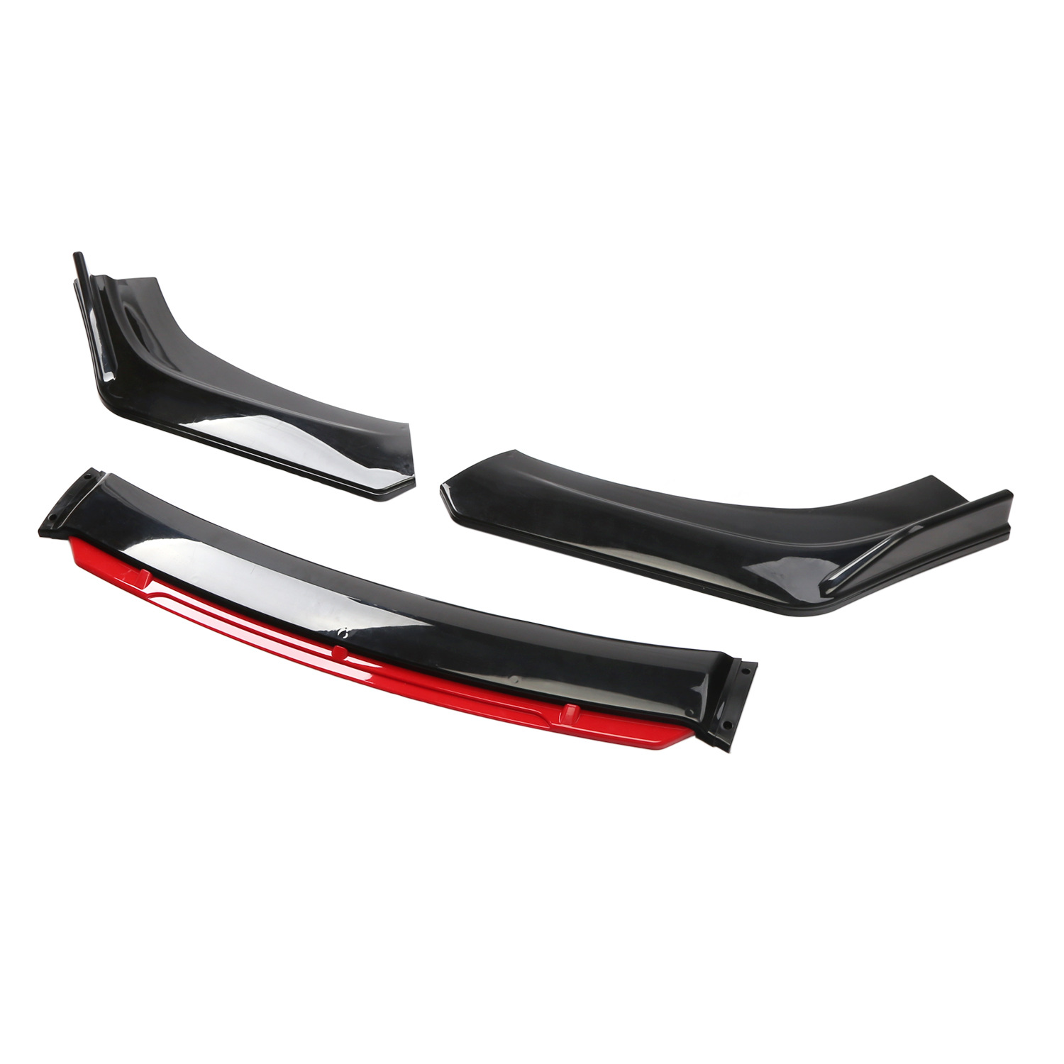Car Universal Front Shovel Gloss Car Front Bumper Lip Body Kit Front Under Lips Diffuser Spoiler Car Accessories Auto Parts
