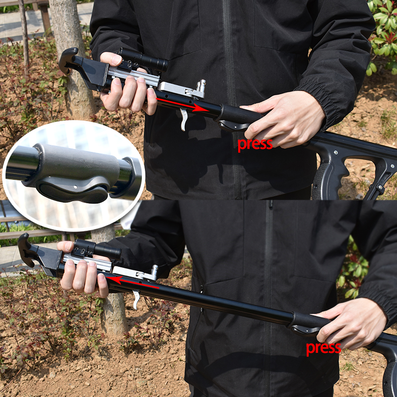New Powerful Retractable Fishing Slingshot Hunting Equipment Arrow Slingshot Field Shooting Slingshot Sling Shot With Laser