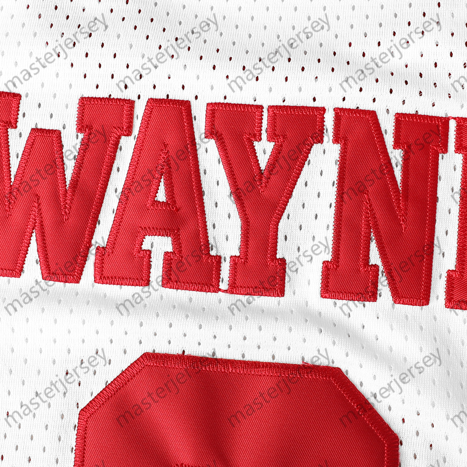 #9 WAYNE Men's Basketball Jersey Sweatshirt - Embroidered Movie Mesh Sleeveless Stitched Spot Goods Jerseys Breathable Slight Stretch Polyester