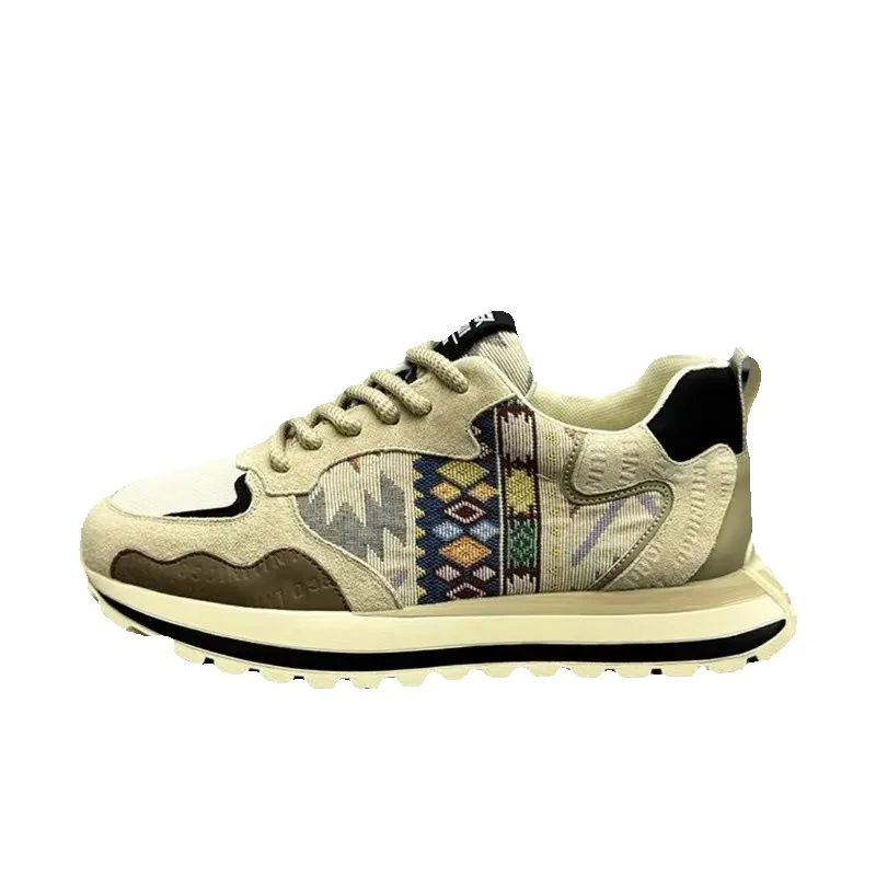 2025 Little White Casual Sneakers Men's Spring New Trend Mesh Running Couple Versatile Board Shoes