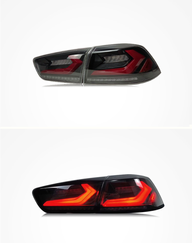 Taillight For Mitsubishi Lancer EVO LED Dynamic Tail Lights Upgrade Corvette Styling With Welcome Light Replacement