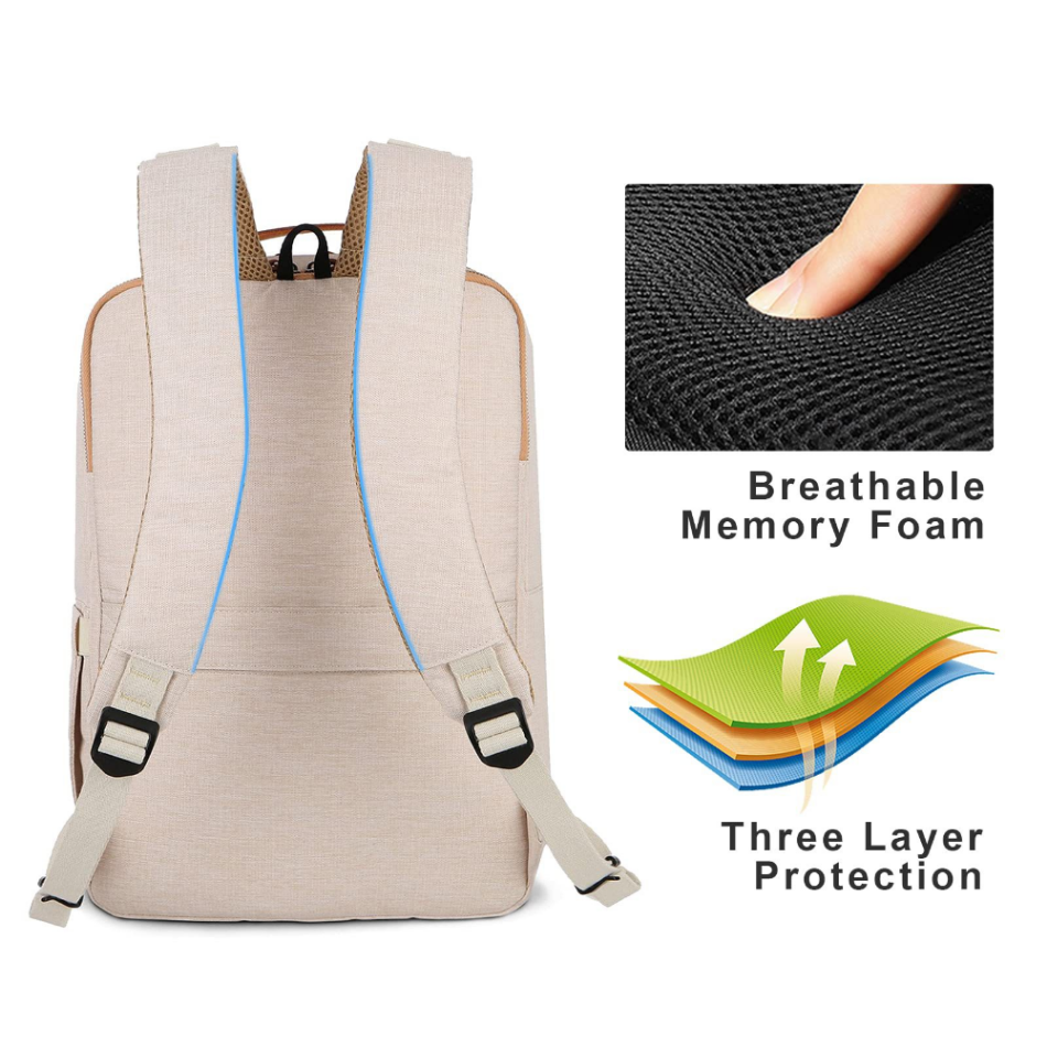 MultifunctionalTravel BackpackHigcapacity Airplane Bag Air Women Notebook BagsFor Women USB Charging Lightweight Laptop Bagpacks 208f3