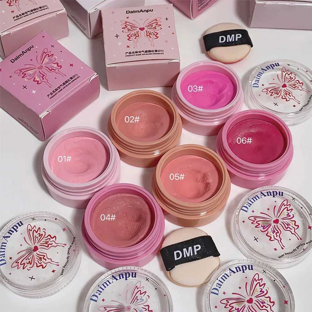 Airy Blush Clay Pigmented Powdery Cream Blusher DaimAnpu Long-Lasting Tender Look Uplifting Color Matte Girlish BlushXJ241111
