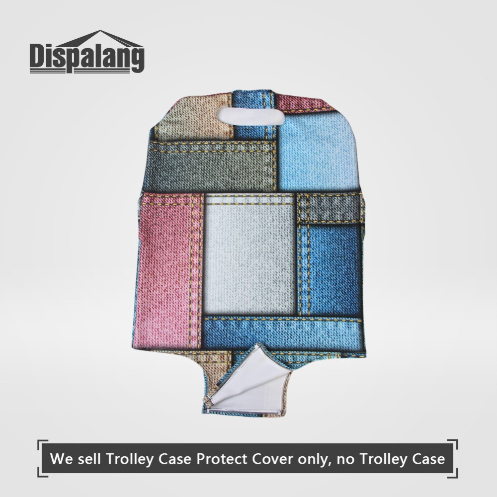 Elastic Stretch Lage Protective Cover Geometric Dia Pattern Suitcase Covers Men Dustproof Trolley Case Travel Accessories c5b44