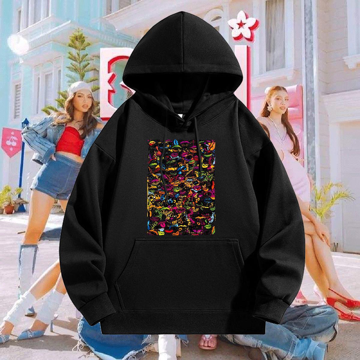 2024 Designer Unisex Sweatshirts Long Sleeve Drawstring TOP Quality Hoodie for Man Woman Black Khaki Blue Top Pullover Hoodie Daily Outfit Cotton 350g