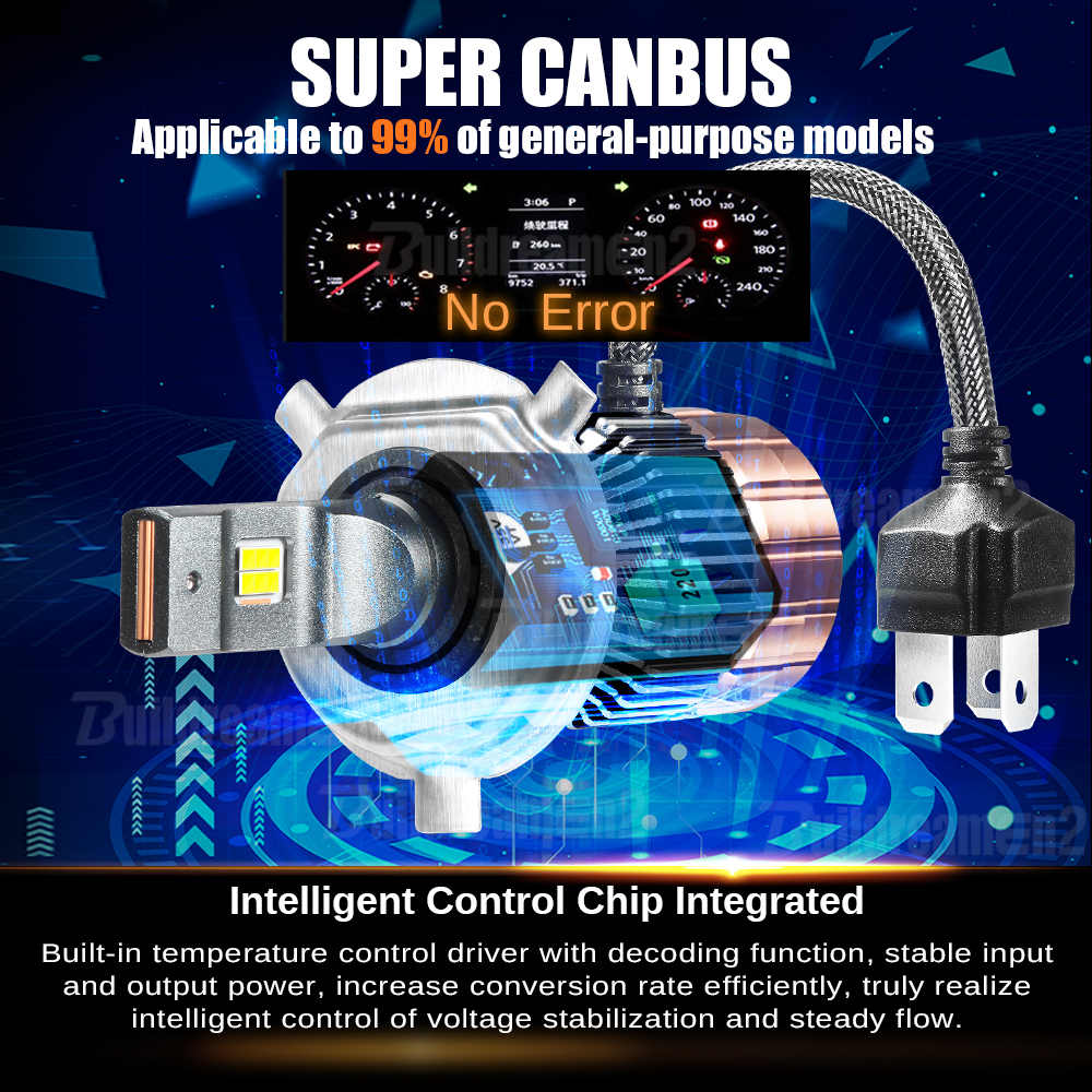 2 X High Bright LED Headlight Hi/Lo Beam 100W 20000LM Car Front Canbus Head Light Bulb For Suzuki Ignis (FH, MH, MF) 2000-2023