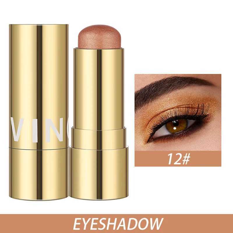 Multi-Purpose Blush Stick Face Brightening Makeup 3-in-1 Eyes Cheek and Lip Tint Waterproof Long Lasting Blush Cream for WomenXJ241111