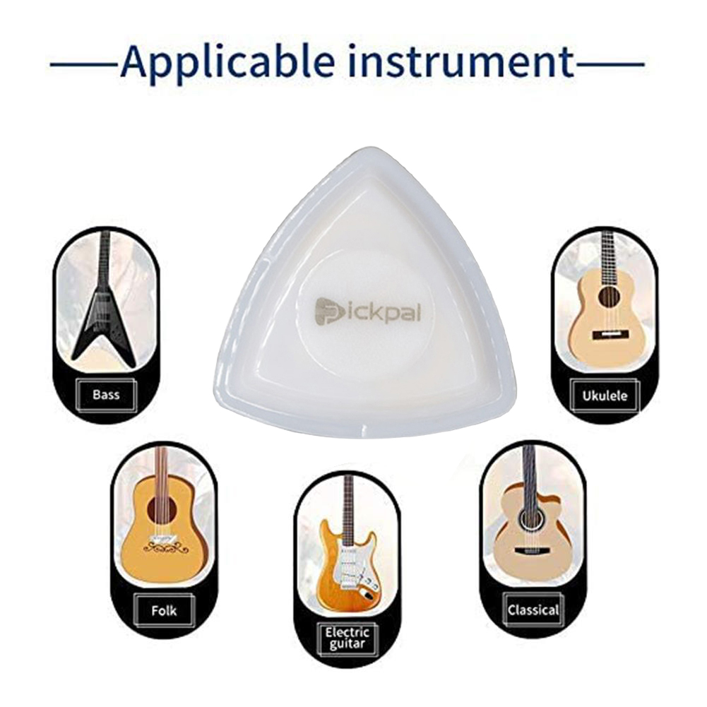 2PCS/1PCS LED Glowing Guitar Pick Food-Grade Plastic Guitar Touch Luminous Pick Musical Stringed Instrument Glowing Plectrum