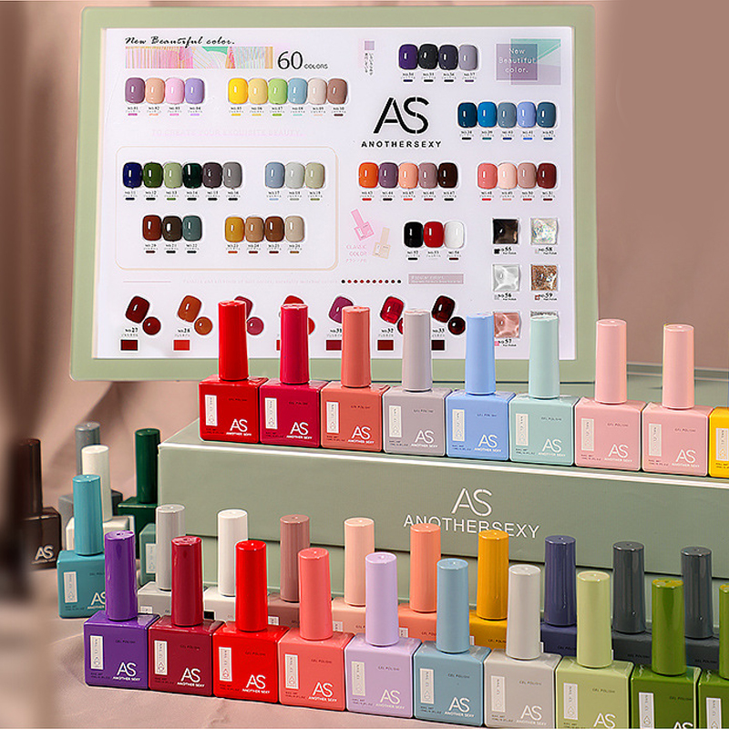 15ml Solid Gel Nail Polish Set 67 Colors Semi Permanent UV Led Gel Varnish Soak Off Nail Lacquers Base Gel Nail Art Varnish