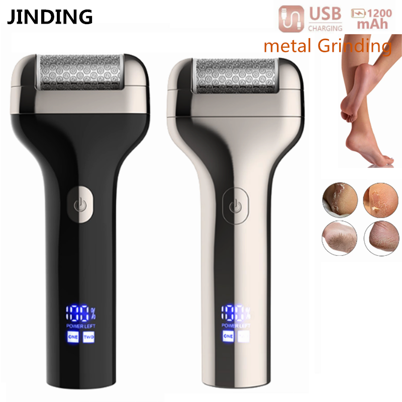 Electric Callus Remover for Feet Electric Metal Foot Sandpaper Rechargeable Foot File Pedicure for Feet Dead Skin Removal